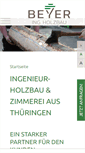 Mobile Screenshot of ihb-beyer.de