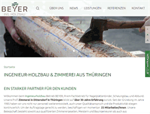 Tablet Screenshot of ihb-beyer.de